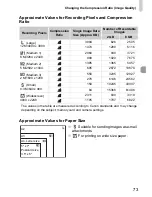 Предварительный просмотр 73 страницы Canon Digital IXUS 200 IS User Manual