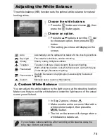 Предварительный просмотр 75 страницы Canon Digital IXUS 200 IS User Manual