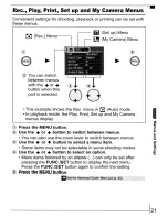 Предварительный просмотр 23 страницы Canon DIGITAL IXUS 70 User Manual