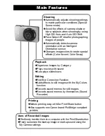 Предварительный просмотр 2 страницы Canon DIGITAL IXUS 75 Advanced User'S Manual