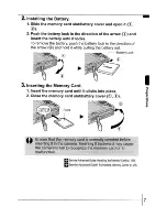 Предварительный просмотр 9 страницы Canon DIGITAL IXUS 75 User Manual