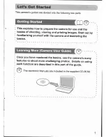 Preview for 3 page of Canon Digital IXUS 980 IS Getting Started Manual