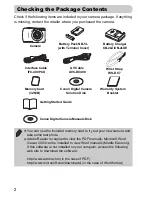 Предварительный просмотр 2 страницы Canon Digital IXUS 980 IS User Manual