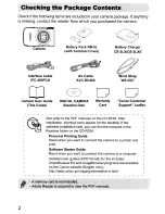 Предварительный просмотр 2 страницы Canon Digital IXUS 990 IS User Manual