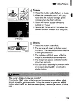 Предварительный просмотр 25 страницы Canon Digital IXUS 990 IS User Manual