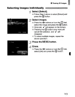 Предварительный просмотр 113 страницы Canon Digital IXUS 990 IS User Manual