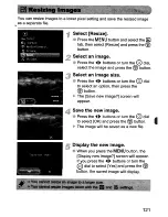 Предварительный просмотр 121 страницы Canon Digital IXUS 990 IS User Manual