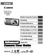 Canon Digital IXUS I7 User Manual предпросмотр