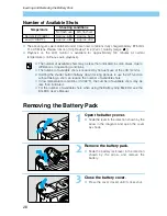 Предварительный просмотр 28 страницы Canon DIGITAL IXUS v
EOS D30 User Manual