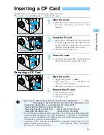 Предварительный просмотр 31 страницы Canon DIGITAL IXUS v
EOS D30 User Manual