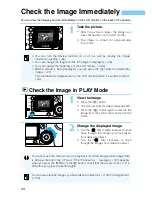 Предварительный просмотр 44 страницы Canon DIGITAL IXUS v
EOS D30 User Manual