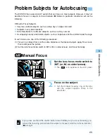 Preview for 63 page of Canon DIGITAL IXUS v
EOS D30 User Manual