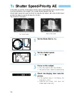 Предварительный просмотр 74 страницы Canon DIGITAL IXUS v
EOS D30 User Manual