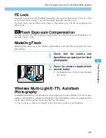 Предварительный просмотр 99 страницы Canon DIGITAL IXUS v
EOS D30 User Manual