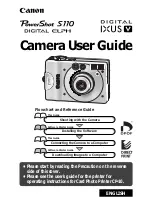 Canon DIGITAL IXUS V User Manual предпросмотр