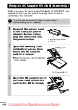 Предварительный просмотр 110 страницы Canon Digital IXUS55 User Manual