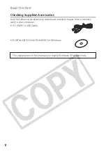 Preview for 8 page of Canon Digital Video Software (Windows) Ver.11 Instruction Manual