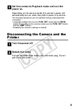 Предварительный просмотр 11 страницы Canon DIRECT PRINT CDI-E350-020 User Manual