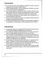 Preview for 4 page of Canon DM-100 Instructions Manual