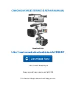 Canon DM XM2E Service & Repair Manual preview