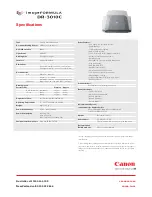 Preview for 4 page of Canon DR-3010C - imageFORMULA - Document Scanner Brochure & Specs