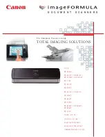 Preview for 1 page of Canon DR 7090C - imageFORMULA - Document Scanner Brochure & Specs