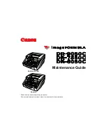 Canon DR-9050C - imageFORMULA - Document Scanner Maintenance Manual preview