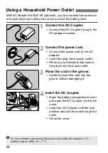 Предварительный просмотр 22 страницы Canon DS126061 Instruction Manual