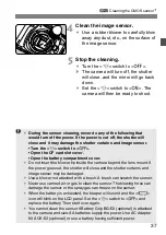 Предварительный просмотр 37 страницы Canon DS126061 Instruction Manual