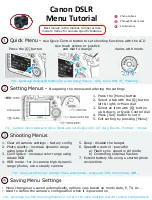 Canon DSLR Instructions предпросмотр