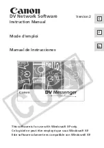 Canon DV Network Instruction Manual preview