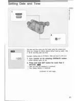 Preview for 21 page of Canon E 230 Instruction Manual