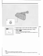 Preview for 77 page of Canon E 500 Instruction Manual