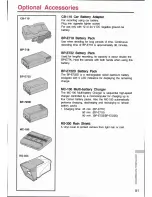 Preview for 81 page of Canon E 600 Instruction Manual