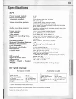 Предварительный просмотр 63 страницы Canon E 77 Instruction Manual