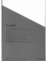 Предварительный просмотр 64 страницы Canon E 77 Instruction Manual