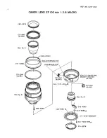 Предварительный просмотр 2 страницы Canon EF 100mm 1:2.0 MACRO Parts Catalog