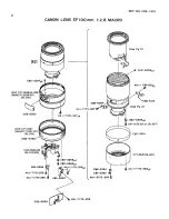 Предварительный просмотр 3 страницы Canon EF 100mm 1:2.0 MACRO Parts Catalog