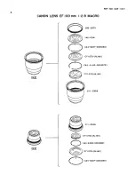 Предварительный просмотр 5 страницы Canon EF 100mm 1:2.0 MACRO Parts Catalog