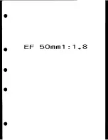 Preview for 2 page of Canon EF 15mm1:2.8 Service Manual