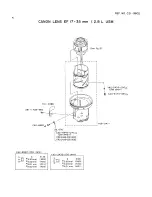 Предварительный просмотр 5 страницы Canon EF 17-35mm 1:2.8 L USM Parts Catalog