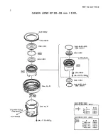 Preview for 3 page of Canon EF 20-35mm 1:2.8L Parts Catalog