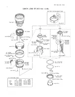 Предварительный просмотр 2 страницы Canon EF 200mm 1:2.8 L Parts Catalog