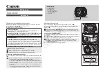 Canon EF 24mm f/2.8 IS USM Instruction Manual preview