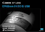 Canon EF 400mm f/2.8L IS II USM Instruction preview