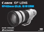 Canon EF 400mm f/2.8L IS II USM Instructions Manual preview