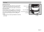 Предварительный просмотр 22 страницы Canon EF 400mm f/2.8L IS II USM Instructions Manual