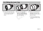 Предварительный просмотр 17 страницы Canon EF 400mm f/4 DO IS USM Instructions Manual