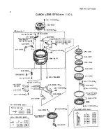 Preview for 3 page of Canon EF 50mm 1:1.0L Parts Catalog