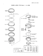 Предварительный просмотр 2 страницы Canon EF 50mm 1:1.4 USM Parts Catalog